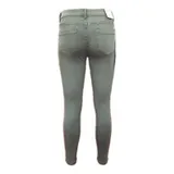 Jeans Slim Fit Donna Primavera/Estate Made in Cina Tempo libero Colore Unico Standard Cerniera lampo — foto 4