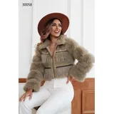 Cappotti Classici Giacche Invernale Donna Autunno/Inverno Made in Cina Quotidiano Vari Colori Standard Monocromo — foto 3