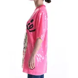 Vestiti Donna Primavera/Estate Made in Cina Tempo libero Standard microdisegni Poliestere — foto 5