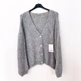 Pullover Pullover Donna Autunno/Inverno Made in Italia Quotidiano Colore Unico Standard — foto 3