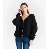 Pullover Pullover Donna Autunno/Inverno Made in Italia Quotidiano Colore Unico Standard — foto 1