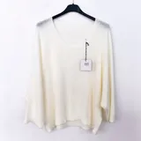Pullover Pullover Donna Autunno/Inverno Made in Italia Quotidiano Colore Unico Standard — foto 5