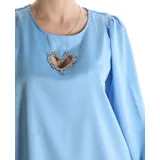 BLUSA CON STRASS — foto 5