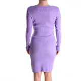 VESTITO IN MAGLIA A MANICHE LUNGHE — foto 3