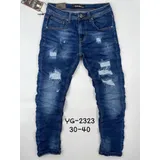 Jeans(U) Uomo Jeans Skinny Uomo Autunno/Inverno Made in Cina Quotidiano Colore Unico Standard — foto 1