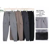 Pantaloni(D) Genere Pantaloni Donna Autunno/Inverno Made in Cina Quotidiano Colore Unico Standard Felpato — foto 1