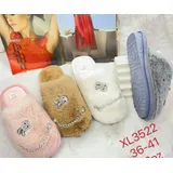 Ciabatte Donna Autunno/Inverno Made in Cina Quotidiano Plateau Anteriore Tonda — foto 1