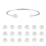 Set Bracciali Lettere Composto da 20pz, Semirigido regolabile con Strass Natale — foto 3