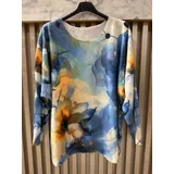 T-Shirt Donna Autunno/Inverno Made in Italia Tempo libero Vari Colori Oversize Stampata — foto 1
