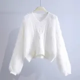 Maglierie&Felpe(D) Genere Felpa Pullover Donna Autunno/Inverno Made in Italia Quotidiano Colore Unico Standard — foto 1
