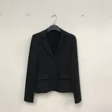 Giacca Blazer Giacca Donna Autunno Made in Italia Quotidiano Colore Unico Standard — foto 3