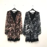 Abito Donna Autunno Made in Italia Tempo libero Colori Casuale Standard — foto 1