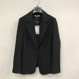 Giacca Blazer Giacca Donna Autunno Made in Italia Quotidiano Colore Unico Standard integrale — foto 8