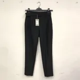 Pantaloni Eleganti Donna Autunno Made in Italia Tempo libero Colore Unico Standard integrale — foto 3