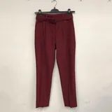Pantaloni Eleganti Donna Autunno Made in Italia Tempo libero Colore Unico Standard integrale — foto 5