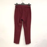 Pantaloni Eleganti Donna Autunno Made in Italia Tempo libero Colore Unico Standard integrale — foto 6