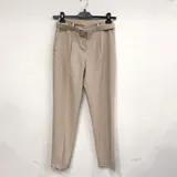 Pantaloni Eleganti Donna Autunno Made in Italia Tempo libero Colore Unico Standard integrale — foto 7