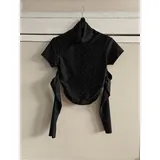 T-Shirt Donna Quattro stagioni Made in Cina Da festa Colore Unico Standard Monocromo — foto 3