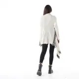 Cardigan Donna Autunno/Inverno Made in Italia Tempo libero Vari Colori Oversize Aperta — foto 5