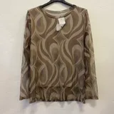 Maglierie&Felpe(D) Genere Felpa Pullover Donna Autunno/Inverno Made in Italia Quotidiano Colore Unico Standard Stampata — foto 1