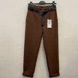 Pantaloni(D) Genere Pantaloni Donna Autunno/Inverno Made in Italia Tempo libero Vari Colori Standard Monocromo Poliestere elastico — foto 1
