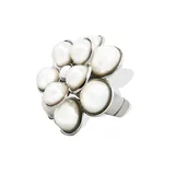 Anelli Elastici Fiore di Perle a Doppio Strato 4.2x4.2cm, Quattro stagioni Quotidiano Tempo Libero Vari Colori — foto 1
