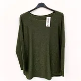 Pullover Pullover Donna Autunno/Inverno Made in Italia Quotidiano Colore Unico Standard — foto 4
