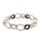Bracciale Elastico con Cerchi Diamantati — foto 1