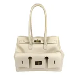 Borsa Spalla Donna Autunno/Inverno Made in Italia Quotidiano Vari Colori Cerniera lampo — foto 3