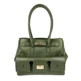 Borsa Spalla Donna Autunno/Inverno Made in Italia Quotidiano Vari Colori Cerniera lampo — foto 5