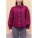 Giacca Leggere Giacca Donna Autunno/Inverno Made in Italia Quotidiano Oversize — foto 3