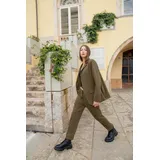 Coordinati Donna Quattro stagioni Made in Italia Quotidiano Oversize Scozzese — foto 4