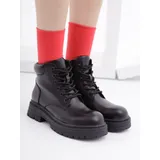 Stivaletti(D) Genere Stivaletti lacci Donna Autunno/Inverno Made in Cina Tempo libero Tacco Largo Tonda — foto 4