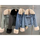 Donna Giacca di Jeans Cappotti Autunno/Inverno Made in Cina Quotidiano Vari Colori Standard — foto 1