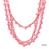Collana Lunga all'Uncinetto con Cristalli, Lunghezza 2m Diametro Cristallo 6mm — foto 3