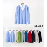 Curvy nome Genere Maglie Donna Autunno/Inverno Made in Cina Quotidiano Vari Colori Oversize Monocromo — foto 1