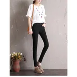 Jeans Skinny Donna Primavera/Estate Made in Cina Tempo libero Colore Unico Standard Cerniera lampo — foto 1