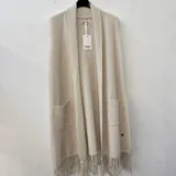 Cardigan smanicate aperta con frange — foto 3