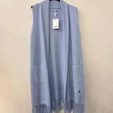 Cardigan smanicate aperta con frange — foto 5