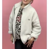 Giacca di Pile Giacche Invernale Donna Inverno Made in Italia Quotidiano Vari Colori Standard Monocromo — foto 5