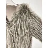 Cappotto Corto in Ecopelliccia con Cappuccio — foto 3