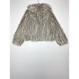 Cappotto Corto in Ecopelliccia con Cappuccio — foto 4
