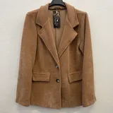 Giacche(D) Genere Giacca Blazer Giacca Donna Autunno/Inverno Made in Italia Tempo libero Vari Colori Standard Monocromo — foto 1