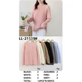 Maglierie&Felpe(D) Genere Pullover Pullover Donna Autunno/Inverno Made in Cina Quotidiano Vari Colori Standard Monocromo — foto 1