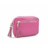 Borse in Pelle Genere Borsa a Tracolla Donna Quattro stagioni Made in Italia Quotidiano Vari Colori Cerniera lampo — foto 1
