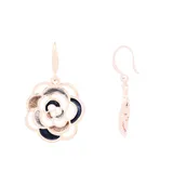 Orecchini con Ciondolo Fiore Smaltato 2.4x2.2cm, Quattro stagioni Autunno-Inverno Quotidiano Tempo libero Da festa Vari Colori — foto 3
