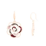 Orecchini con Ciondolo Fiore Smaltato 2.4x2.2cm, Quattro stagioni Autunno-Inverno Quotidiano Tempo libero Da festa Vari Colori — foto 4