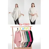 Poncho Bambina Donna Donna Autunno/Inverno Made in Cina Tempo libero Vari Colori Pesante Natale — foto 1