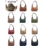 Borse in Pelle Genere Borsa Spalla Donna Quattro stagioni Made in Italia Quotidiano Vari Colori Cerniera lampo — foto 1
