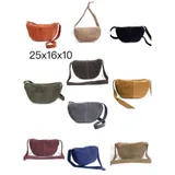 Borse in Pelle Genere Borsa a Tracolla Donna Quattro stagioni Made in Italia Quotidiano Vari Colori Cerniera lampo — foto 1